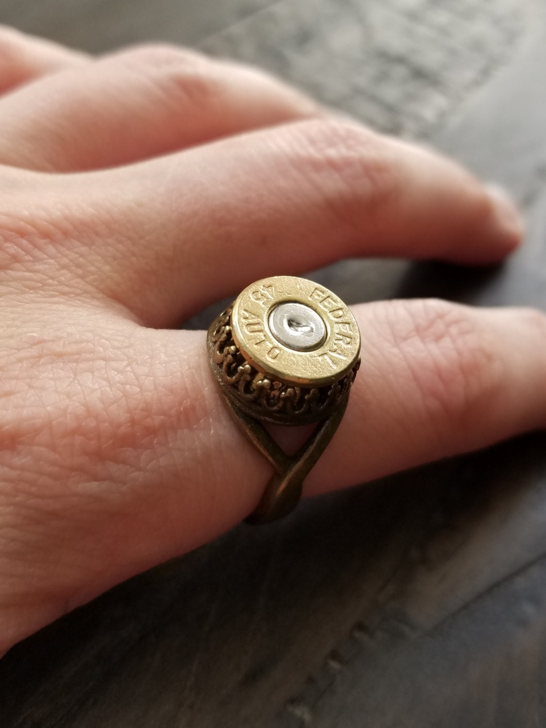 Handmade Bullet Rings, Bullet Jewelry for the Country Girl