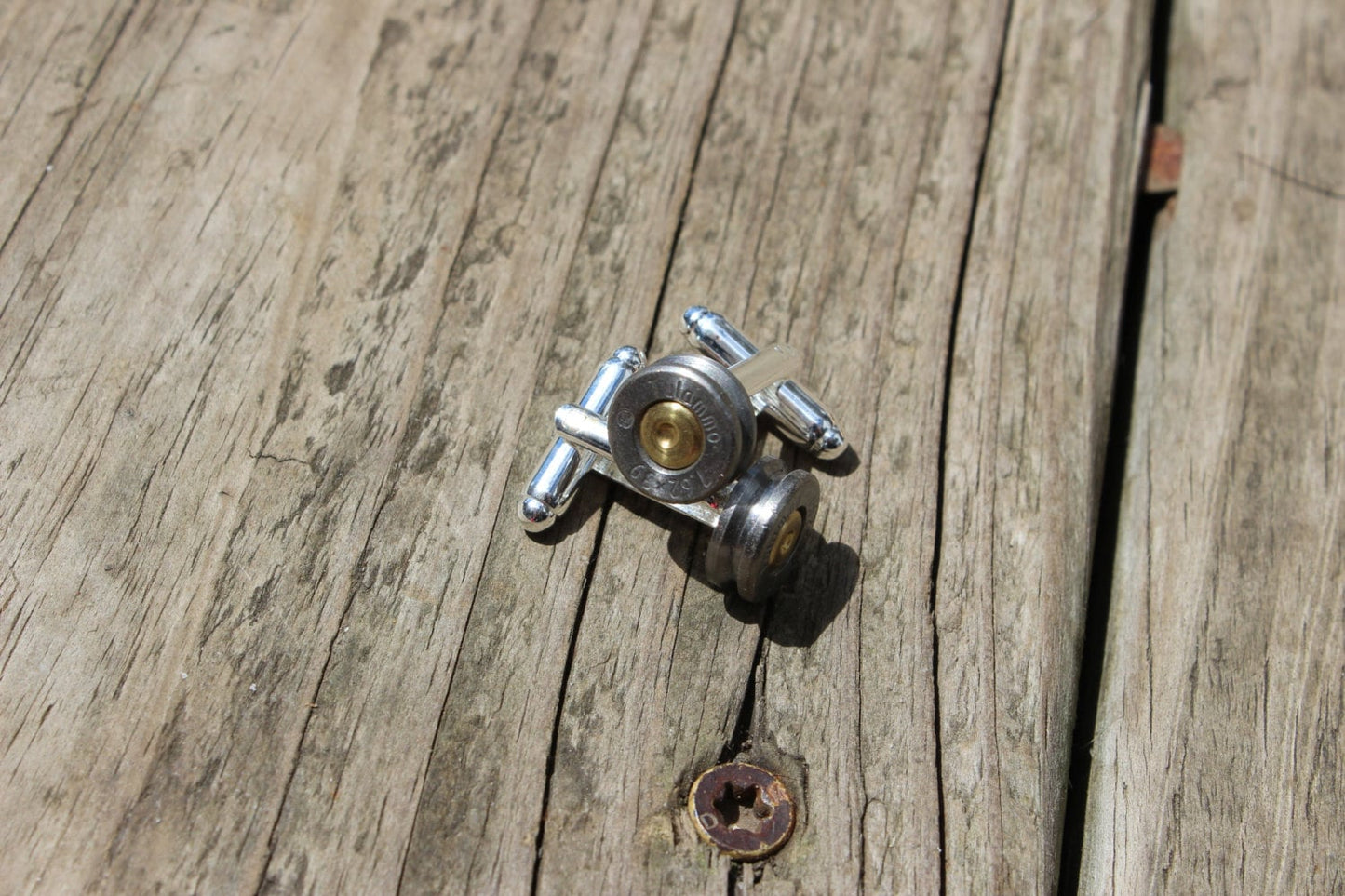 Handmade Bullet Cuff Links Bullet Cufflinks Men's Accessories Cuff Links 7.62x39 Cuff Links