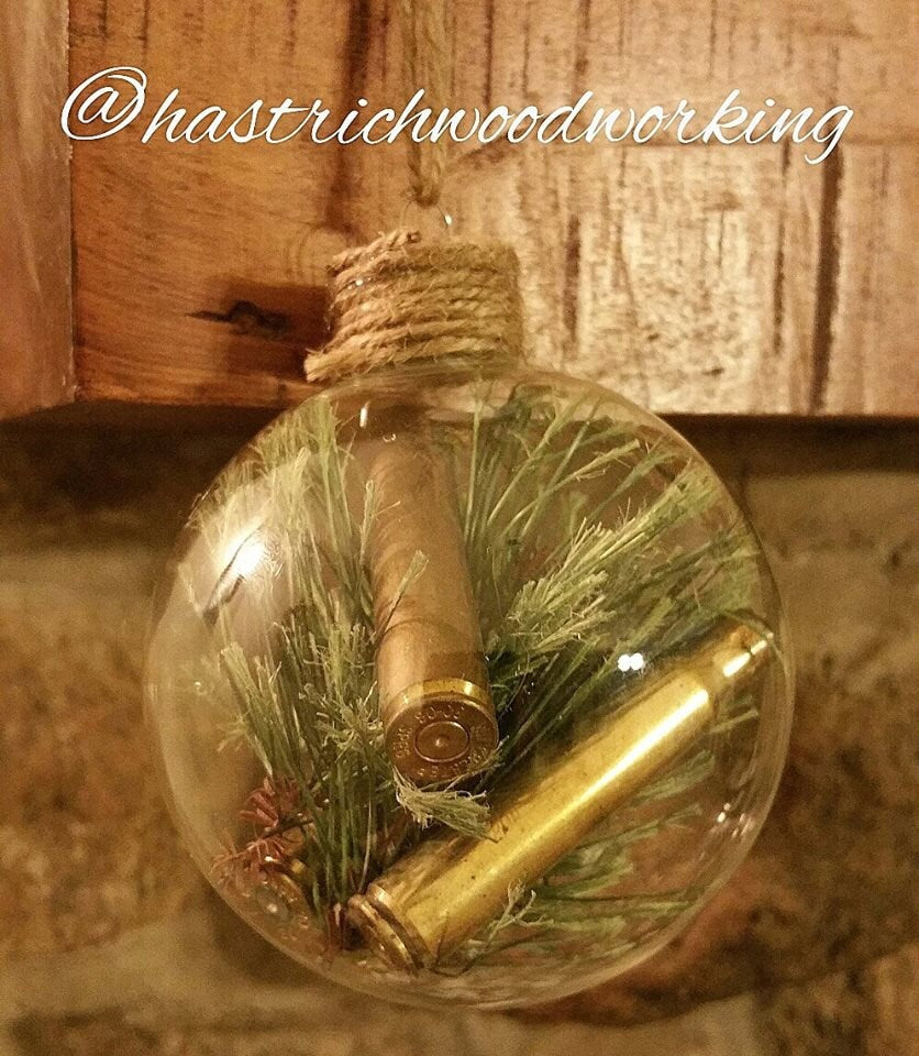 Bullet Ornament, Bullet Christmas Ornament, handmade ornament, handcrafted ornament, Christmas Gift, Father's Day Gift, Hunter Gift Country