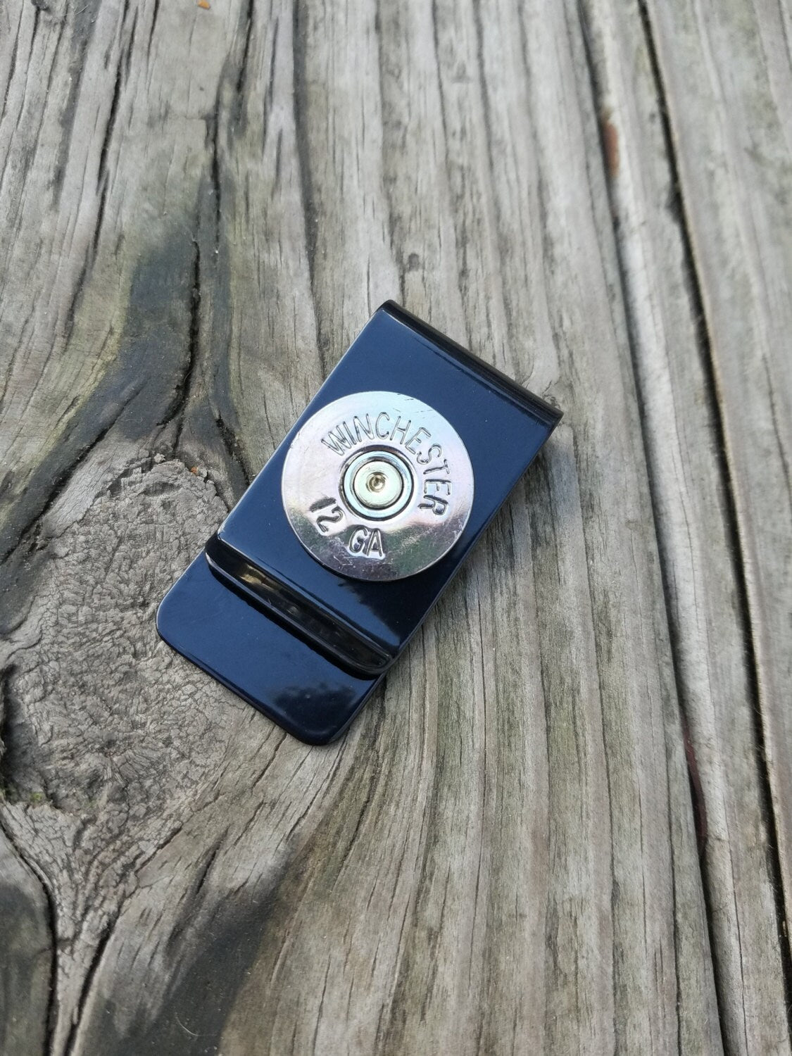 Black Stainless Steel Bullet Money Clip Shotgun Money Clip, Winchester Remington Men's Accessories Gifts for Dad Groomsmen Father's Day Gift