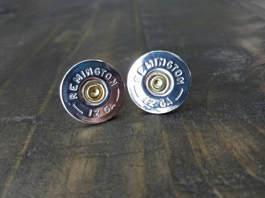 Handmade Spent Shotgun Cuff Links Bullet Cuff Links Bullet Cufflinks Silver Remington Winchester Men's Accessories 12GA 12 Gauge