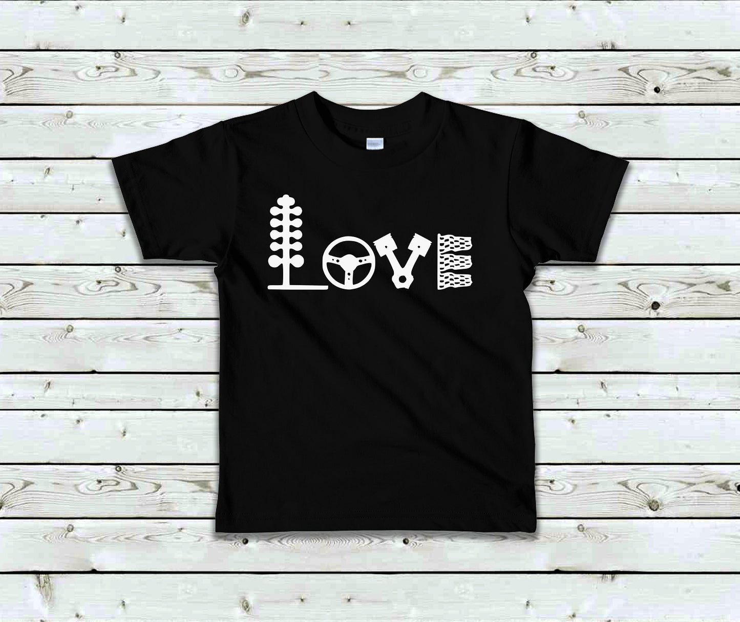 LOVE Drag Racing Toddler Tee Kid's Tee T-Shirt Drag Racing T-shirt Kid's Clothes T-shirt