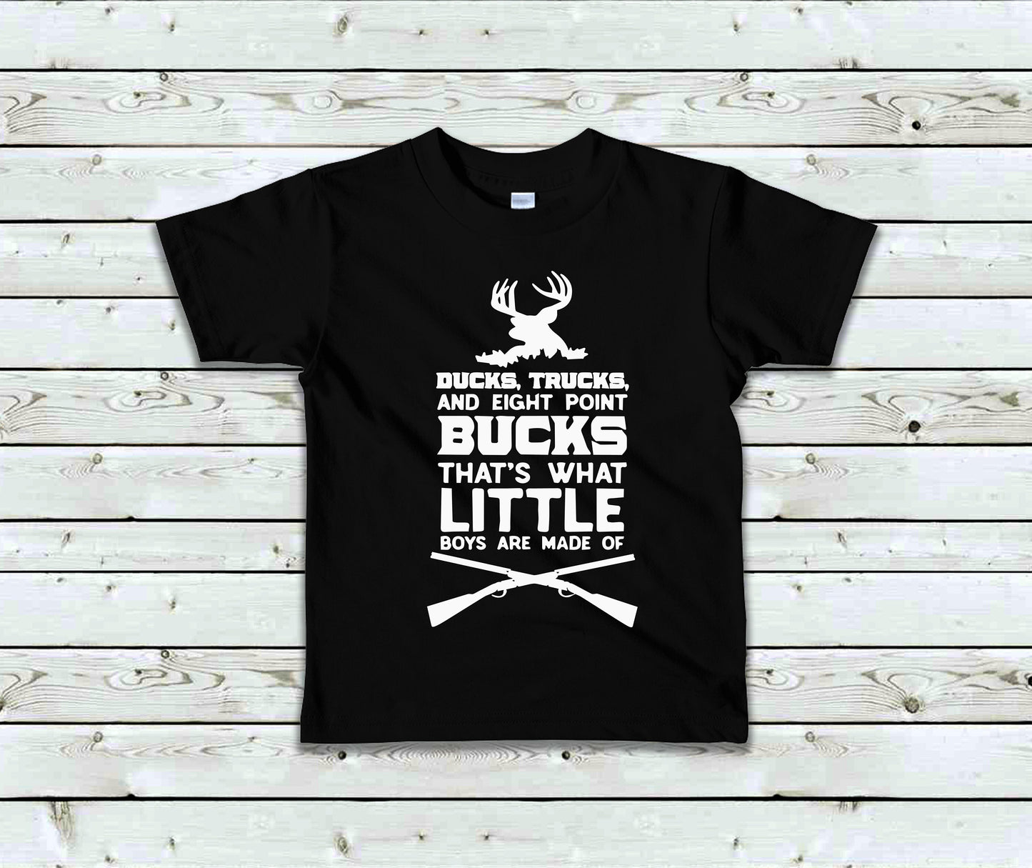 Little Boys Made Of Hunting Country Antlers Toddler Shirt Clothing Baby T-Shirt TShirt Tee Kid's Shirt CUSTOM
