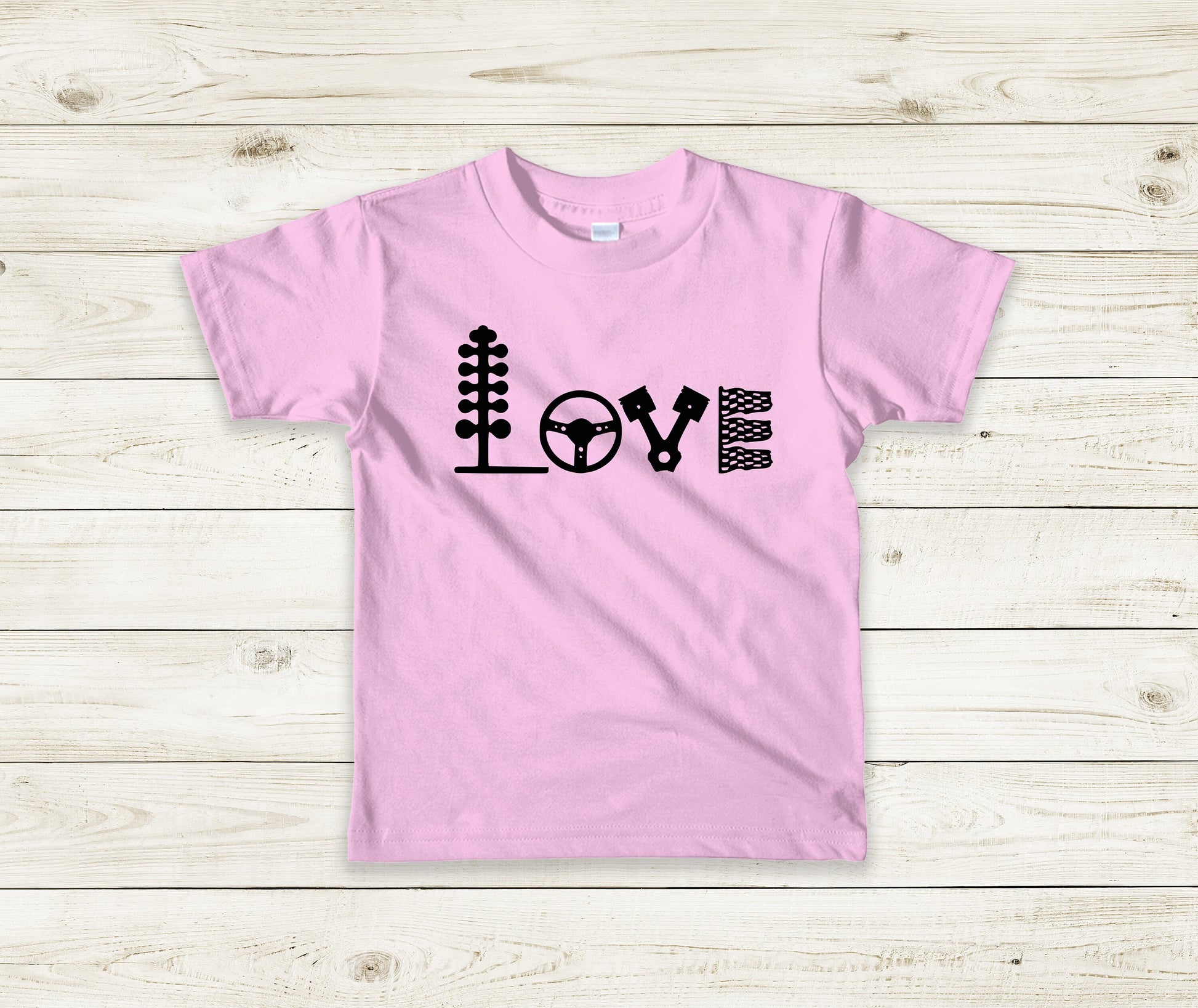 LOVE Drag Racing Toddler Tee Kid's Tee T-Shirt Drag Racing T-shirt Kid's Clothes T-shirt