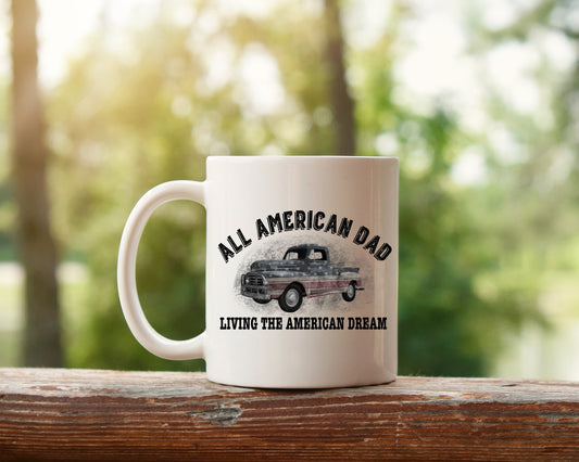 All American Dad Mug, Dad Mug, Father Mug