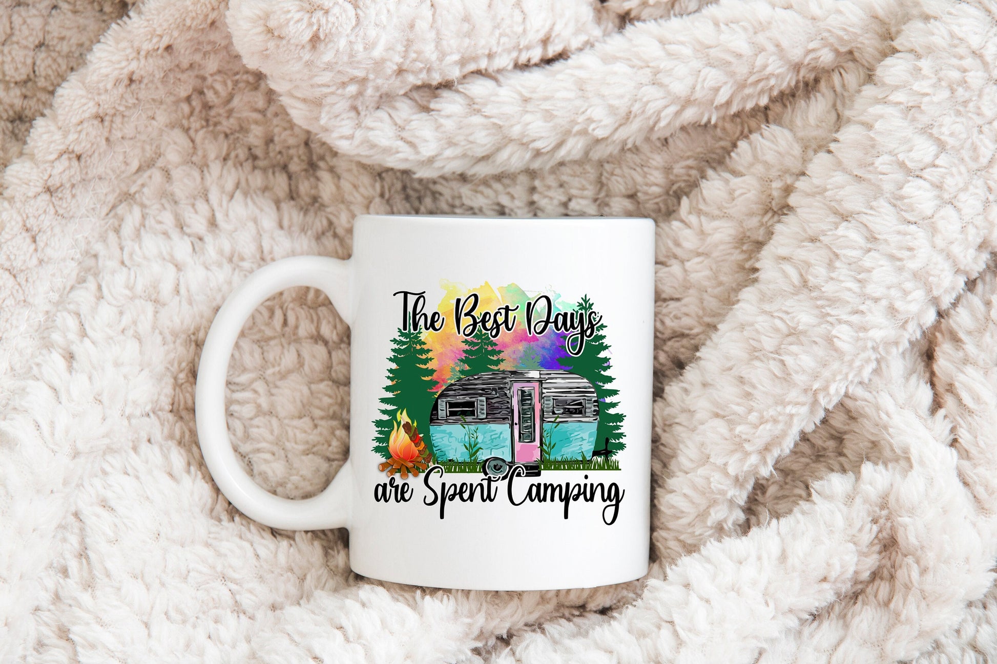 Best Days Are Spent Camping Mug, Camping Mug
