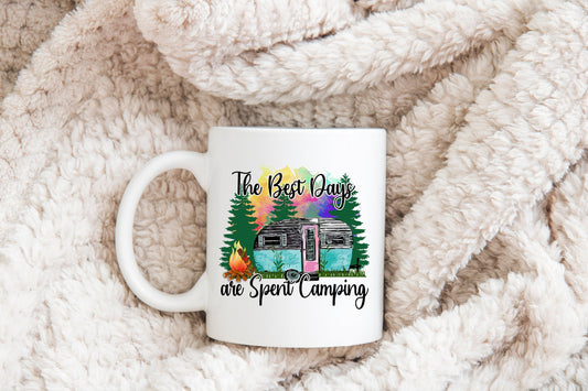 Best Days Are Spent Camping Mug, Camping Mug
