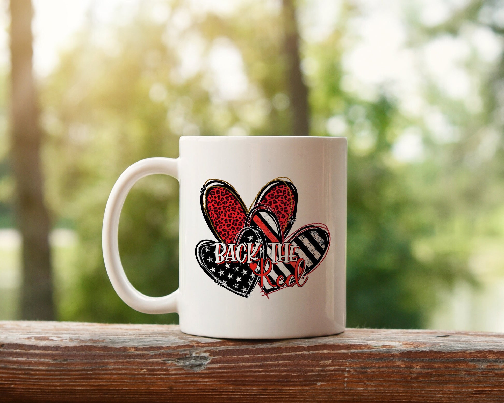 Back The Red Mug Coffee Cup, Back The Red Coffee Mug, Back The Red Coffee Cup