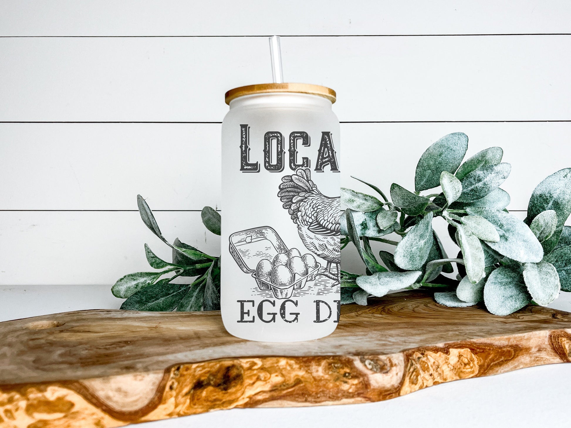 Local Egg Dealer Chicken Cup Iced Coffee Cup Glass, Beer Can Glass, Chicken Coffee Cup, Glass Cup Coffee Can Beer, Chicken Soda Can Glass