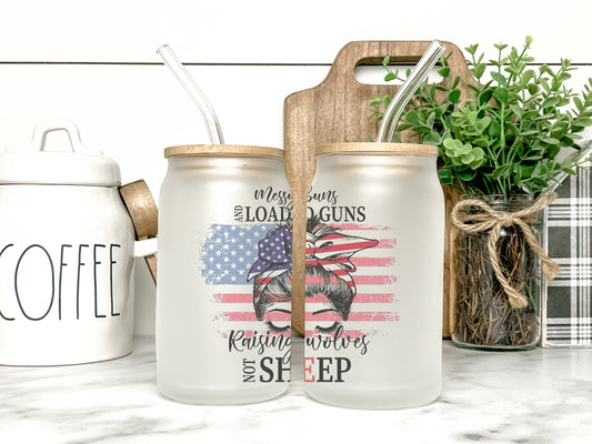 Raising Wolves Iced Coffee Cup Glass, Beer Can Glass, Coffee Cup, Glass Cup, Raising Wolves Coffee Can Beer, Raising Wolves Soda Can Glass