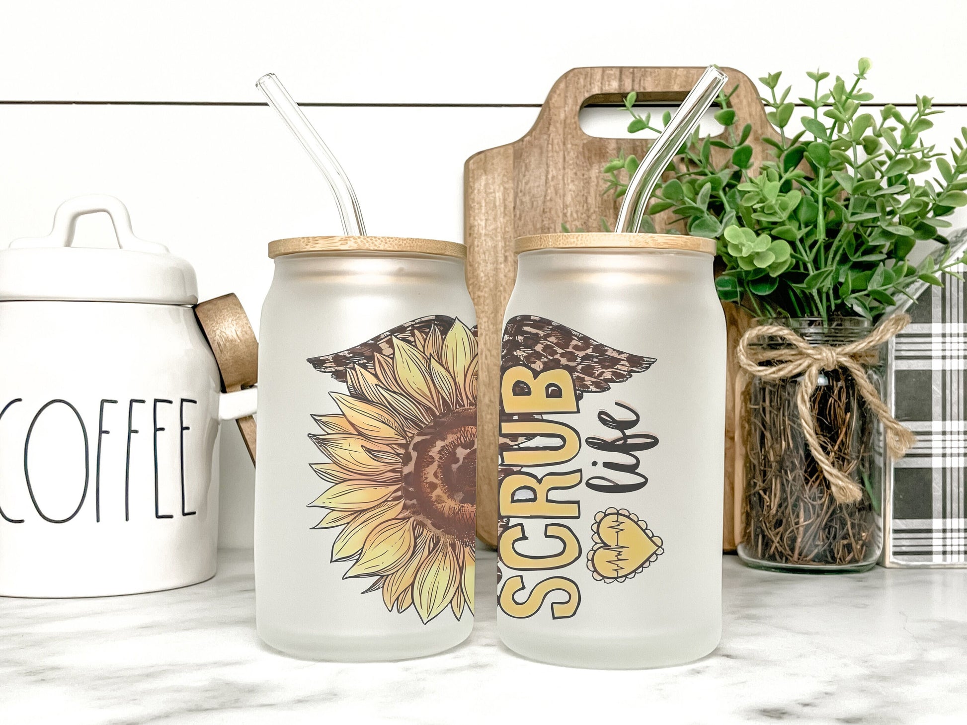 Scrub Life Cup Iced Coffee Cup Glass, Beer Can Glass, Scrub Life Iced Coffee Cup, Glass Cup Coffee Can Beer