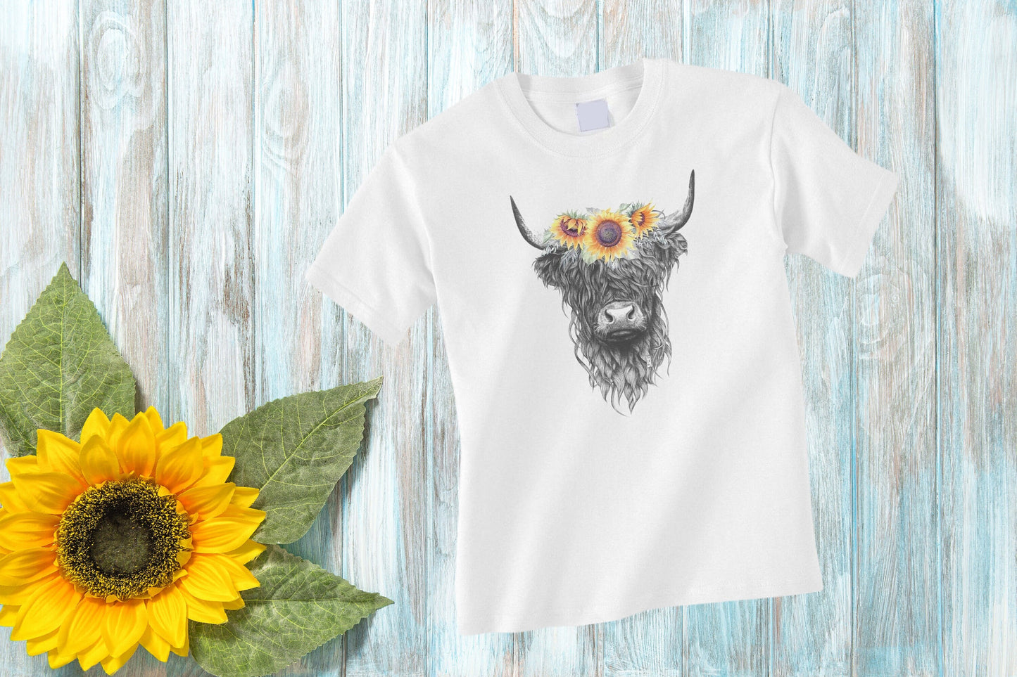 Highland Cow Youth Shirt Tee, Country Shirt Tee