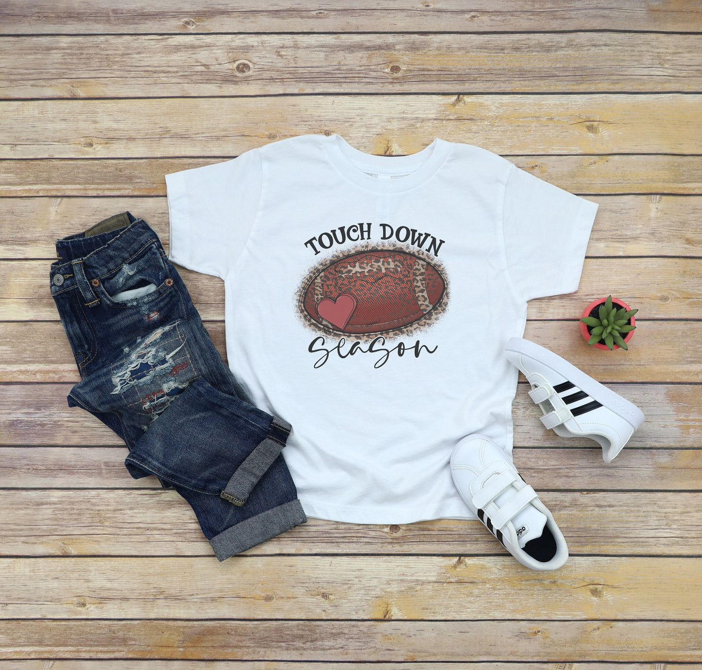 Touch Down Season Football Youth Shirt Tee, Football Youth Tee, Football Shirt Tee