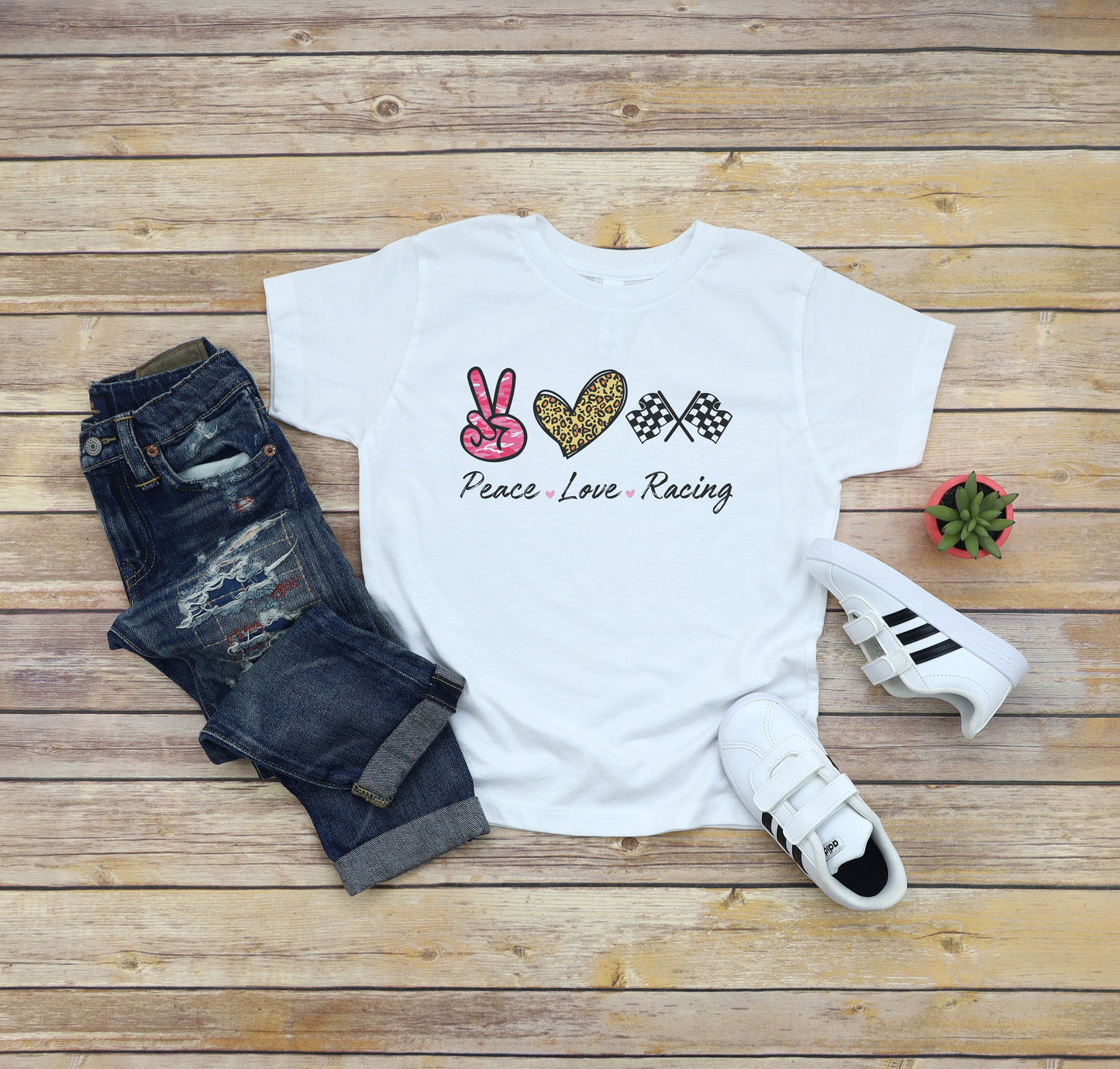 Peace Love Racing Youth Shirt Tee, Racing Youth Tee, Racing Shirt Tee