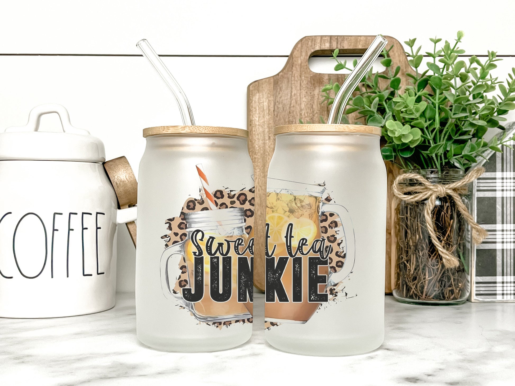 Sweet Tea Junkie Cup Iced Coffee Cup Glass, Beer Can Glass, Sweet Tea Junkie Coffee Cup, Glass Cup Coffee Can Beer