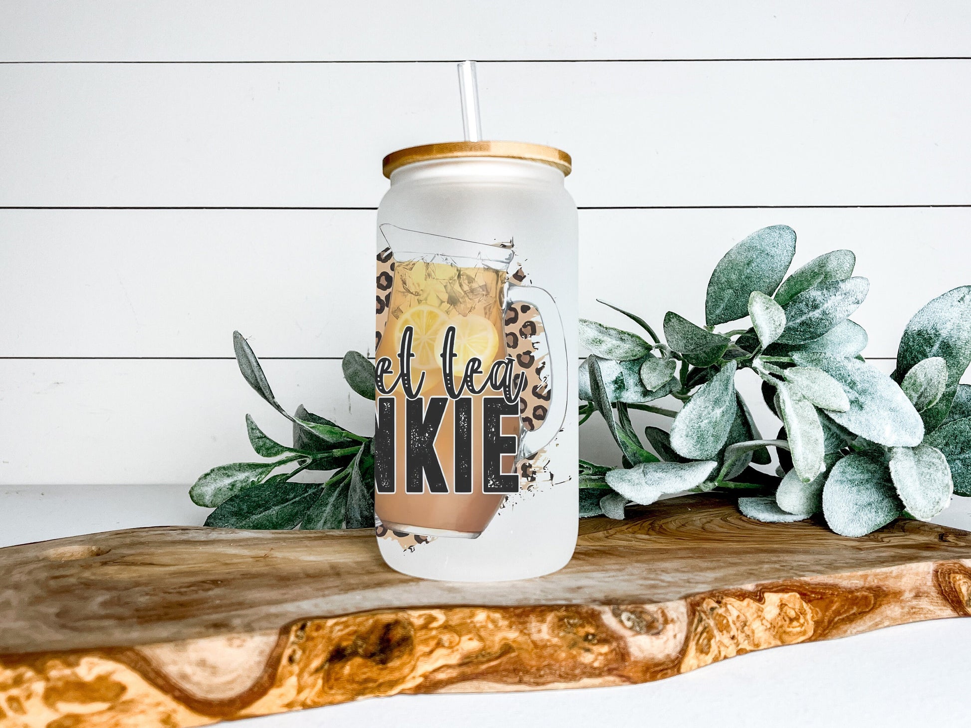 Sweet Tea Junkie Cup Iced Coffee Cup Glass, Beer Can Glass, Sweet Tea Junkie Coffee Cup, Glass Cup Coffee Can Beer