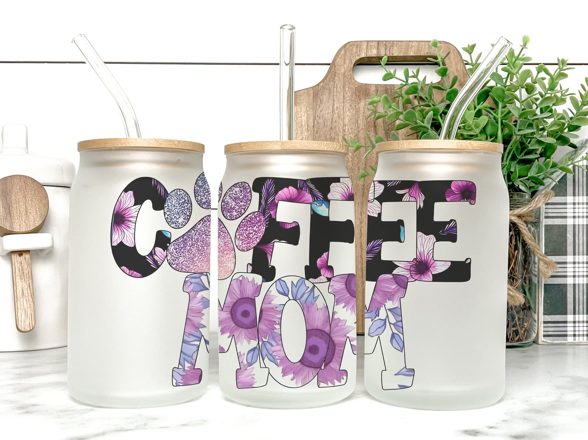 Coffee Dog Mom Cup Iced Coffee Cup Glass, Beer Can Glass, Dog Coffee Mom Coffee Cup, Glass Cup Coffee Can Beer, Dog Mom Soda Can Glass