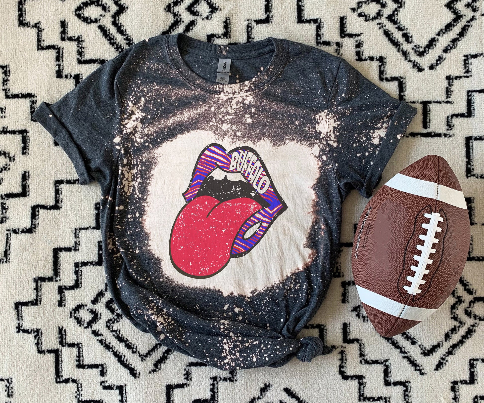 Buffalo Shirt Tee, Buffalo Bleached Tee, Buffalo Shirt Tee, Buffalo Bleached Tee