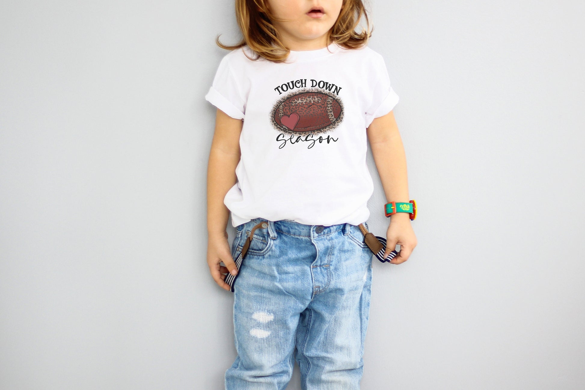 Touch Down Season Football Youth Shirt Tee, Football Youth Tee, Football Shirt Tee