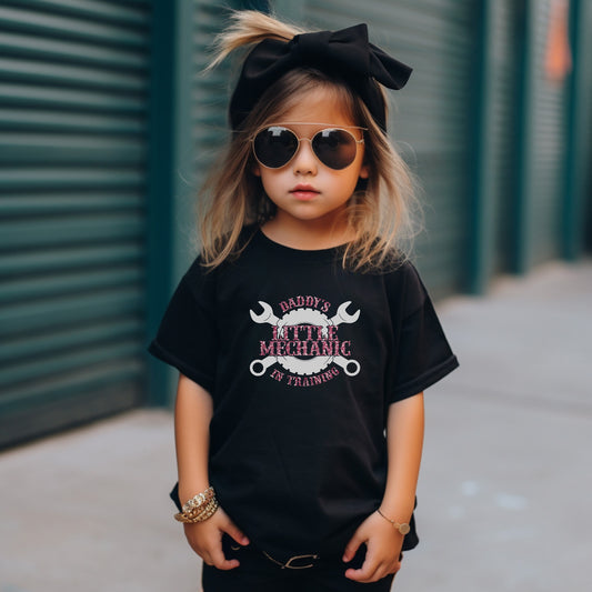Mechanic In Training Toddler Tee Kid's Tee T-shirt -Mechanic T-shirt - Mommy's Little Mechanic - Daddy's Little Mechanic - Grandpa's