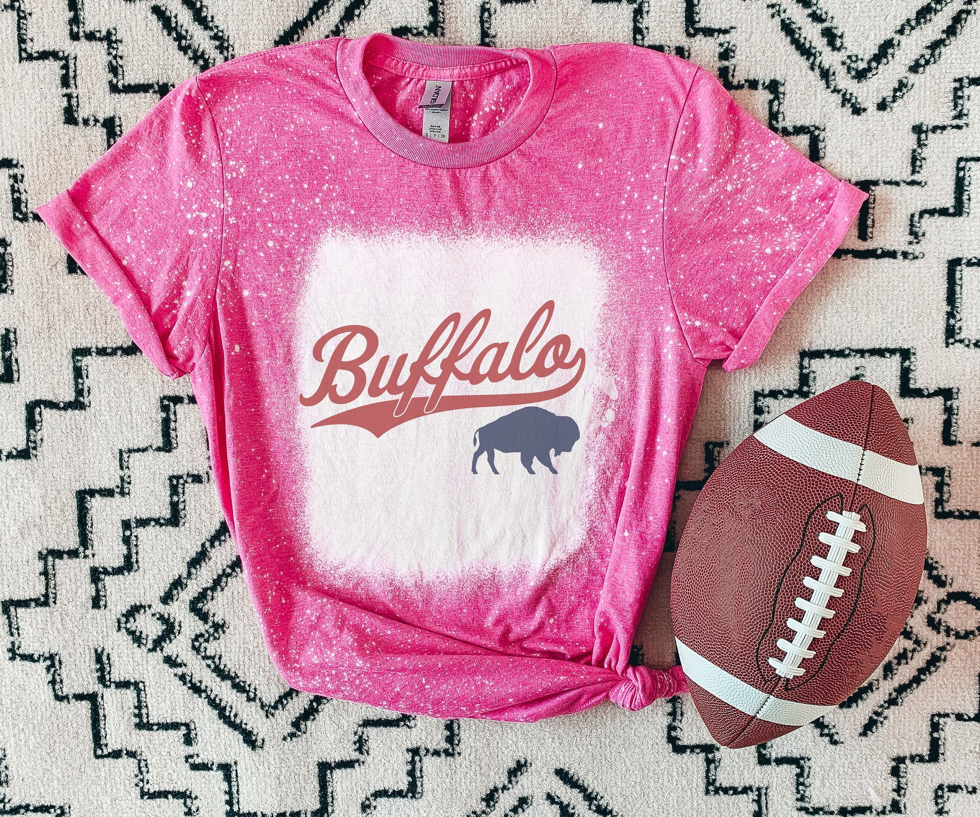 Buffalo Shirt Tee, Buffalo Bleached Shirt