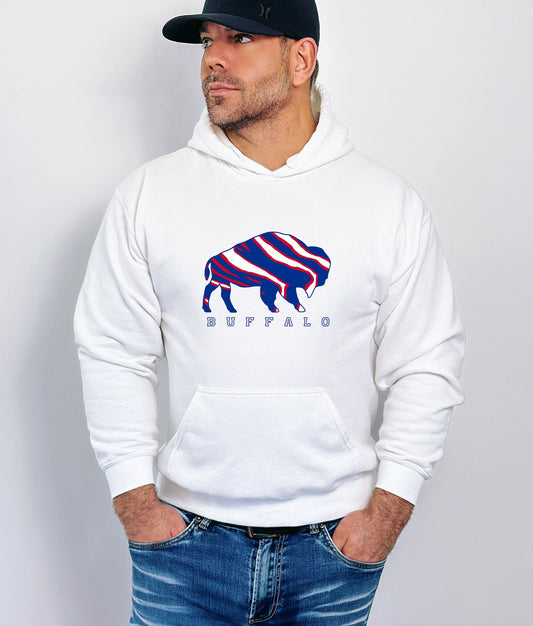 Buffalo Hooded Sweatshirt, Buffalo Hoodie Hoody