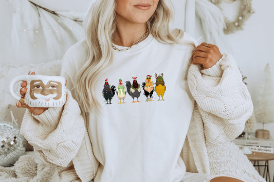 Christmas Chicken Shirt, Christmas Chicken Shirt T-Shirt