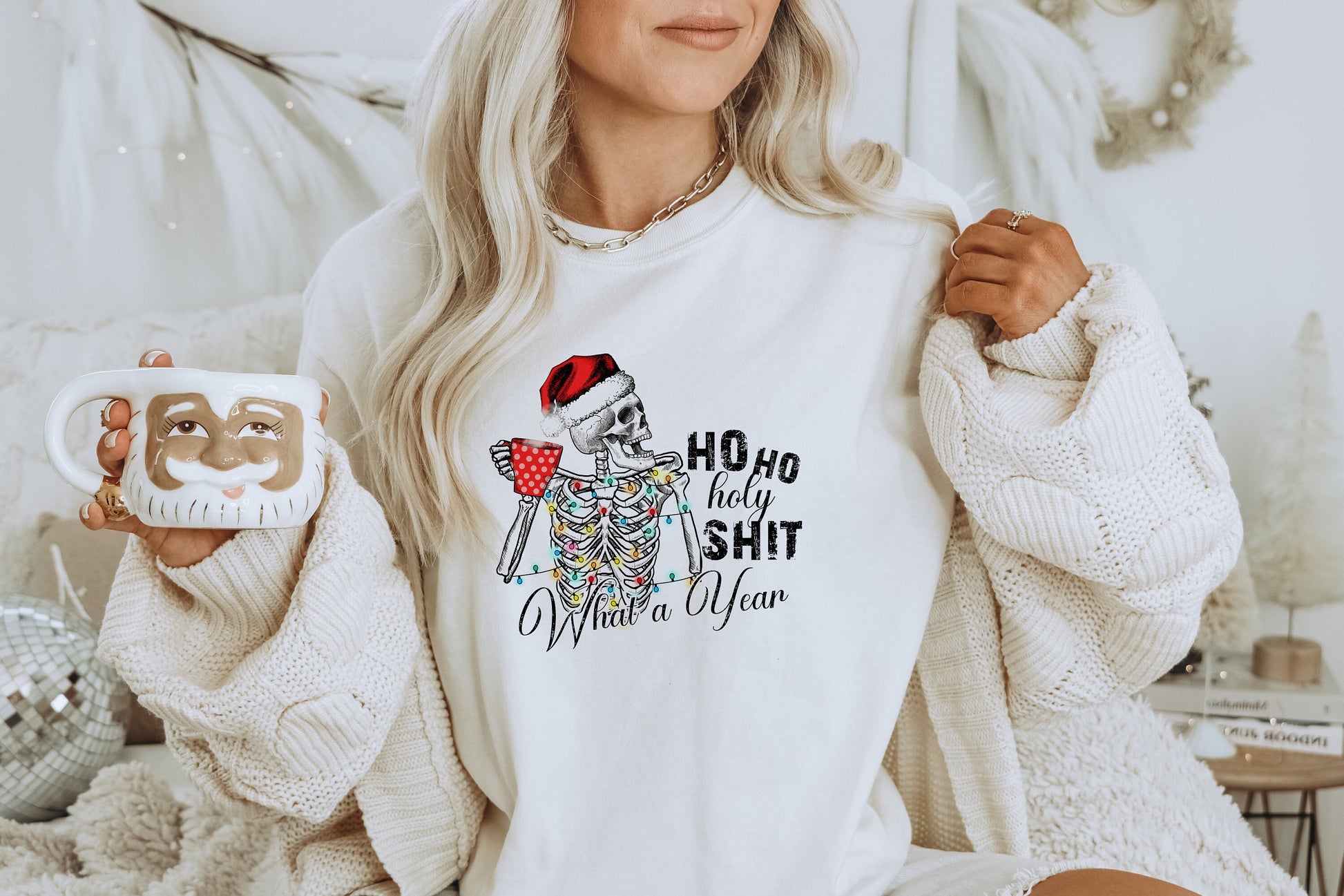 Ho Ho Holy Sh*t What a Year Shirt, Christmas Shirt, Funny Christmas Shirt