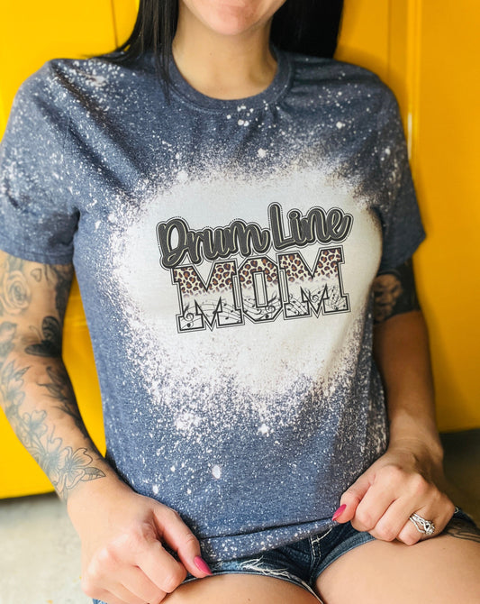 Drum Line Mom Shirt, Drum Line Mom T-Shirt, Drum Line Shirt For Women, Mothers Day Gift, Cheetah Print