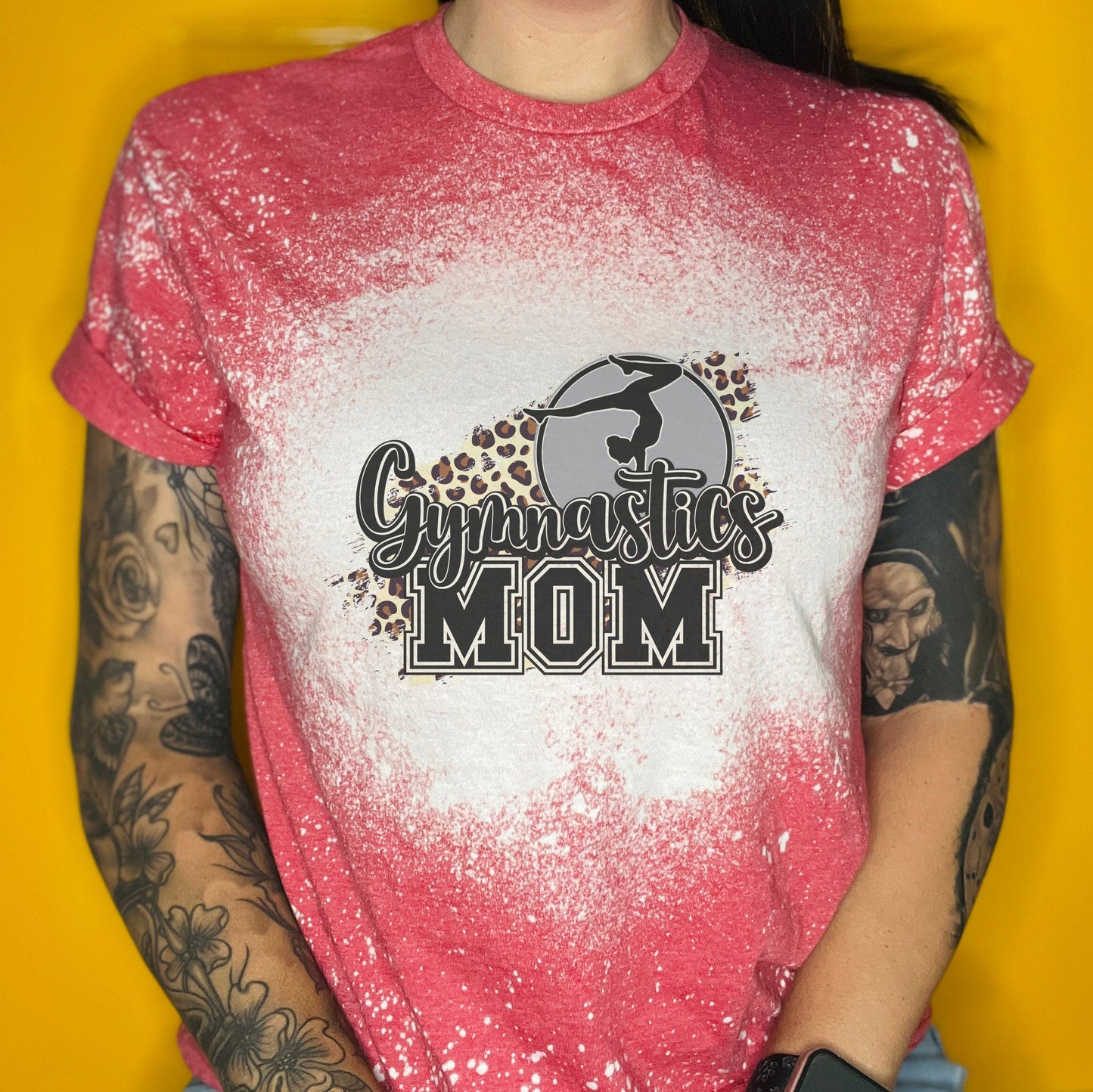 Gymnastics Mom Shirt, Gymnastics Mom T-Shirt, Gymnastics Shirt For Women, Mothers Day Gift, Cheetah Print