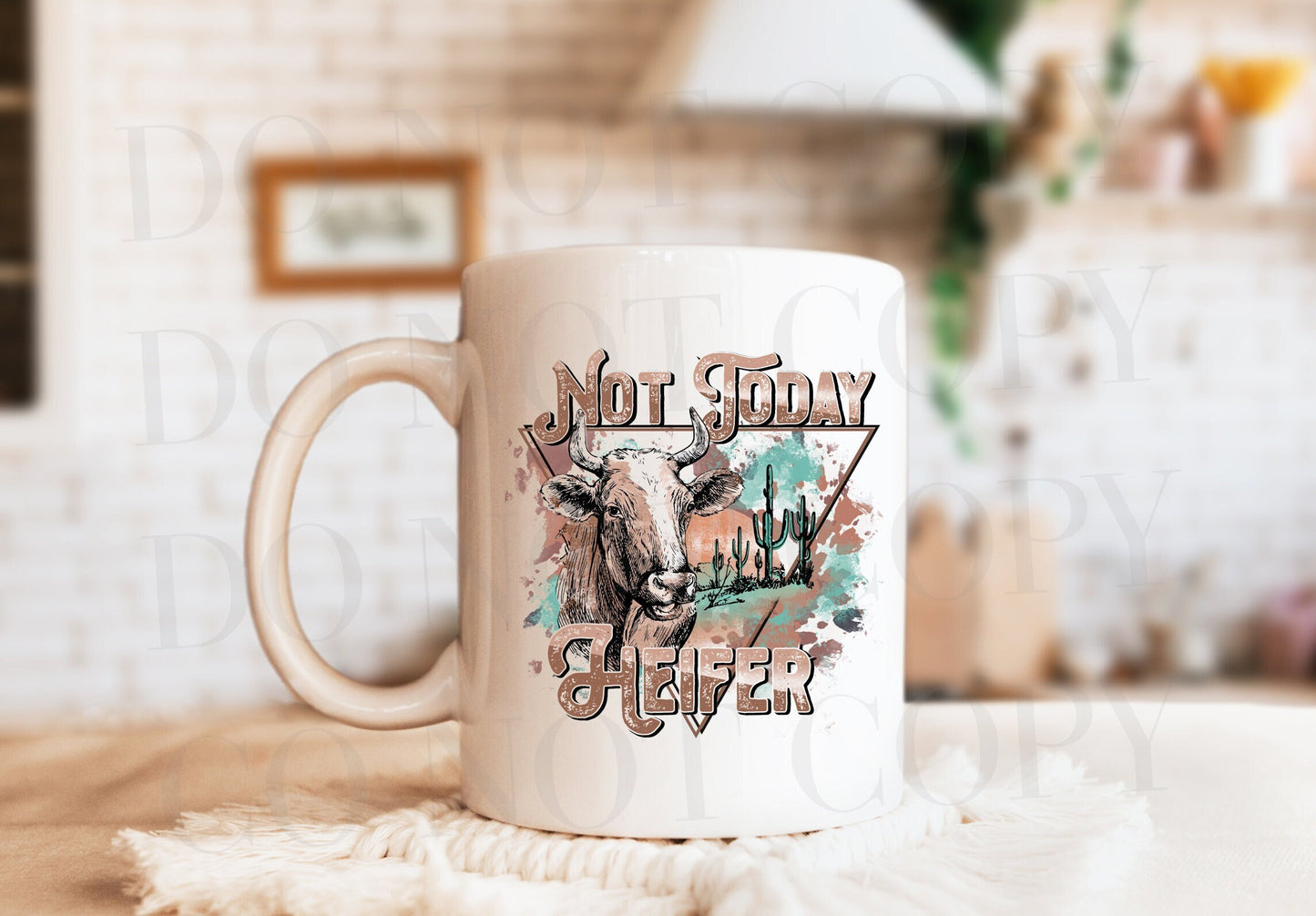 Not Today Heifer Mug, Humorous Mug, Sarcastic Mug, Funny Mug, Cow Coffee Mug