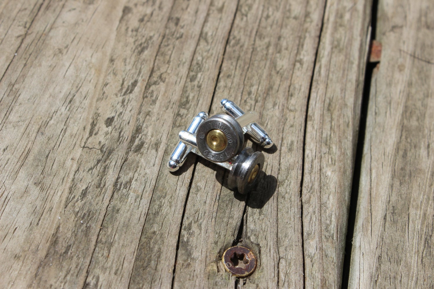 Handmade Bullet Cuff Links Bullet Cufflinks Men's Accessories Cuff Links 7.62x39 Cuff Links
