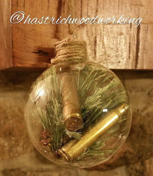 Bullet Ornament, Bullet Christmas Ornament, handmade ornament, handcrafted ornament, Christmas Gift, Father's Day Gift, Hunter Gift Country