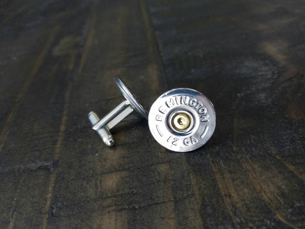 Handmade Spent Shotgun Cuff Links Bullet Cuff Links Bullet Cufflinks Silver Remington Winchester Men's Accessories 12GA 12 Gauge