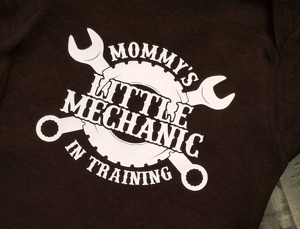 Mechanic In Training Toddler Tee Kid's Tee T-shirt -Mechanic T-shirt - Mommy's Little Mechanic - Daddy's Little Mechanic - Grandpa's