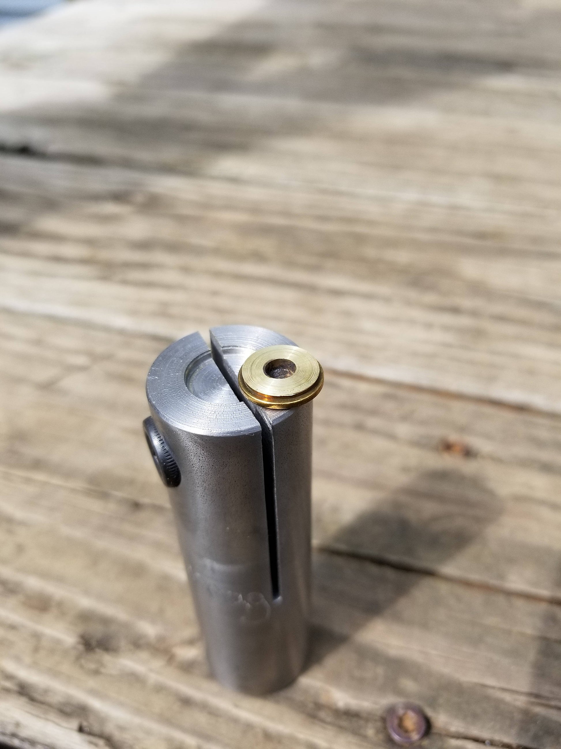 Bullet Casing Cutting Fixture, Bullet Cutting Fixture, Bullet Casing Fixture, bullet slices, shotgun slices - lathe fixture tool
