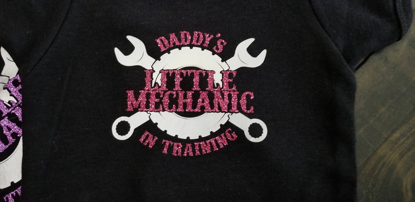 Mechanic in Training Baby Creeper Mechanic Creeper - Creeper Baby Shower Gift - Mommy's Little Mechanic - Daddy's Little Mechanic Grandpa's