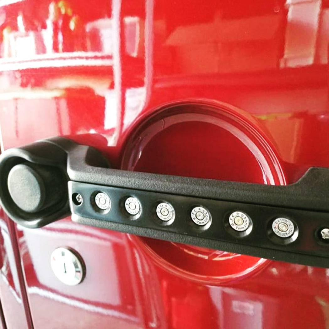 Wrangler JK JKU Bullet Door Handle Inserts, Wrangler Door Handle Inserts, Wrangler Door Handles, Wrangler Bullet Handles