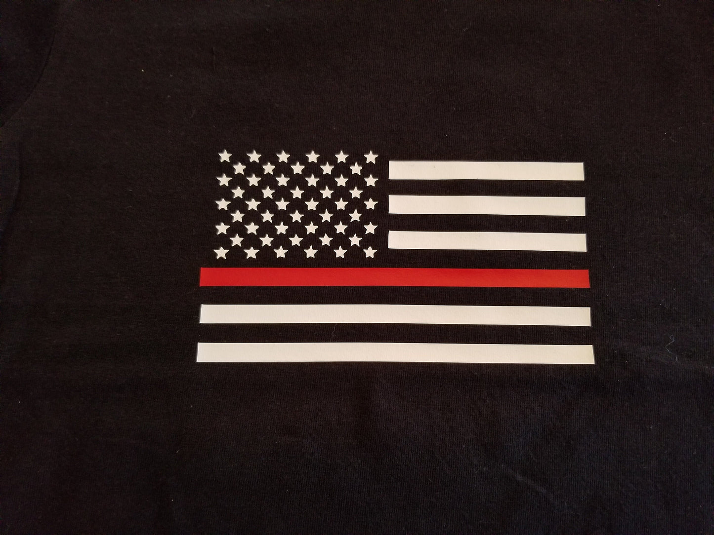 Thin Red Line Dog Bandana K9 Bandana Doggy Bandana - Firefighters - Military - American Flag - Red Line Flag - First Responder Dog