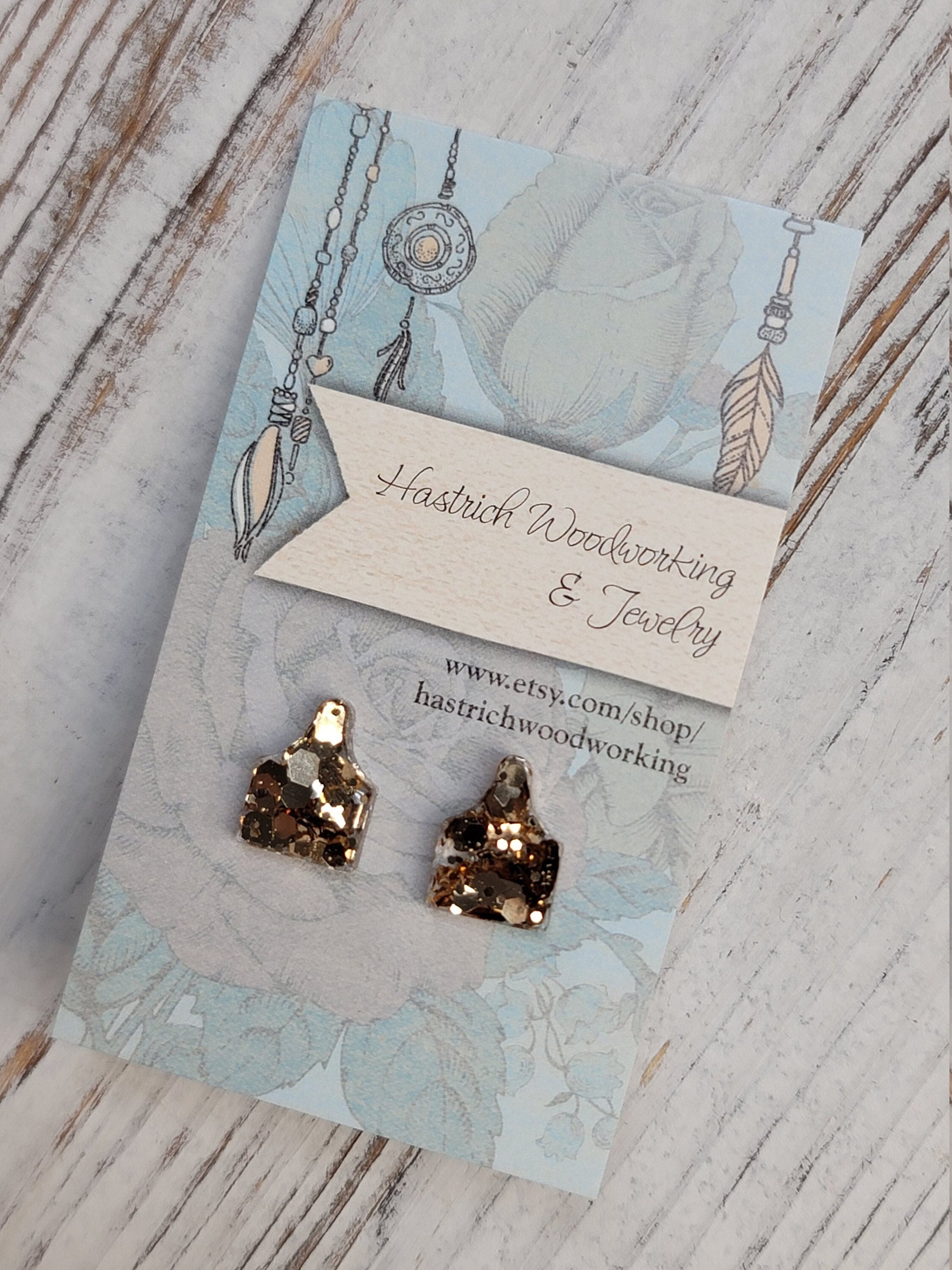 Chunky Glitter Cow Tag Stud Earrings, Cow Tag Earrings, Cattle Tag Stud Earrings Cattle Tag Earrings, Fun Earrings, Cattle Tag Jewelry