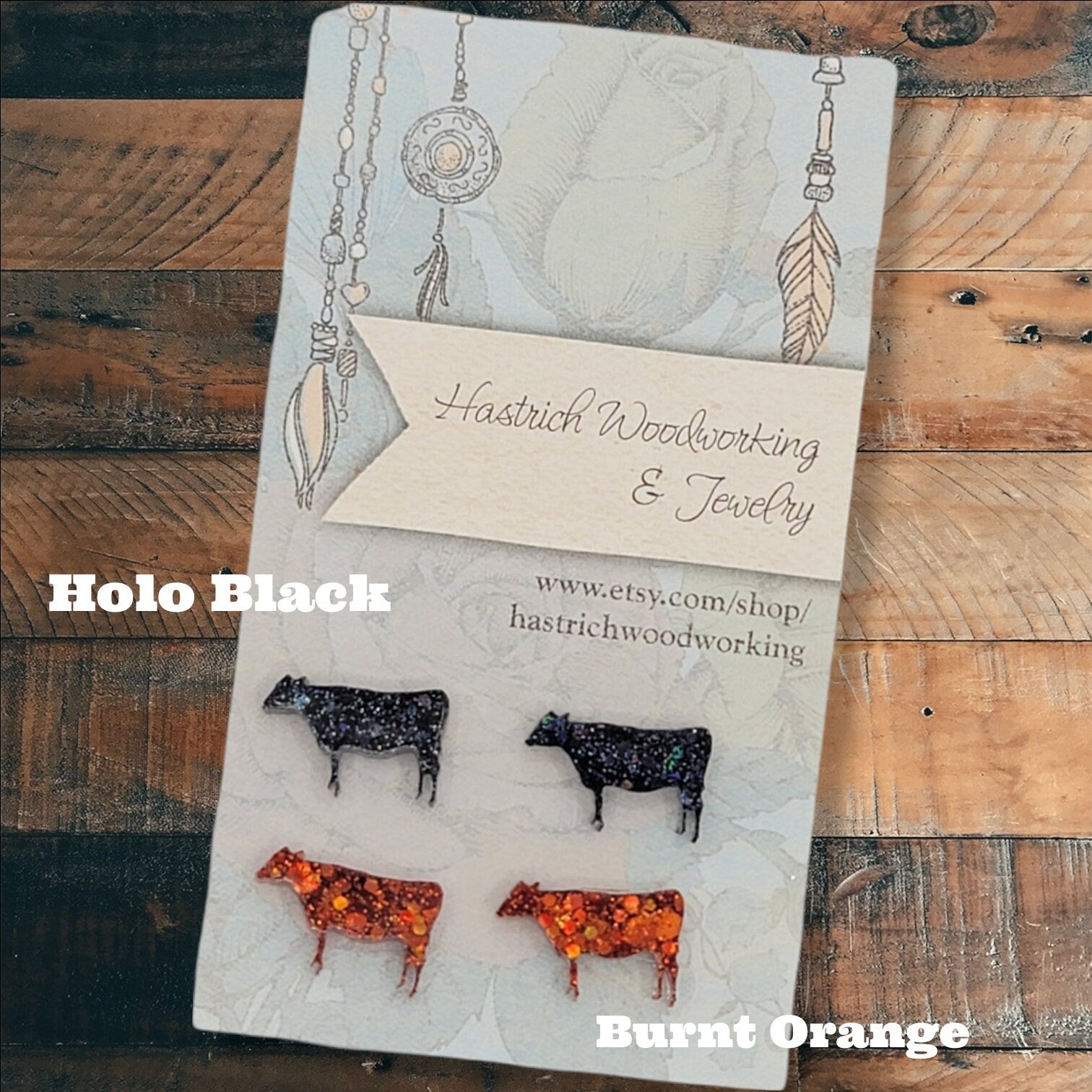 Chunky Glitter Cow Stud Earrings, Cow Earrings, Heifer Stud Earrings Heifer Earrings, Fun Earrings, Cow Jewelry