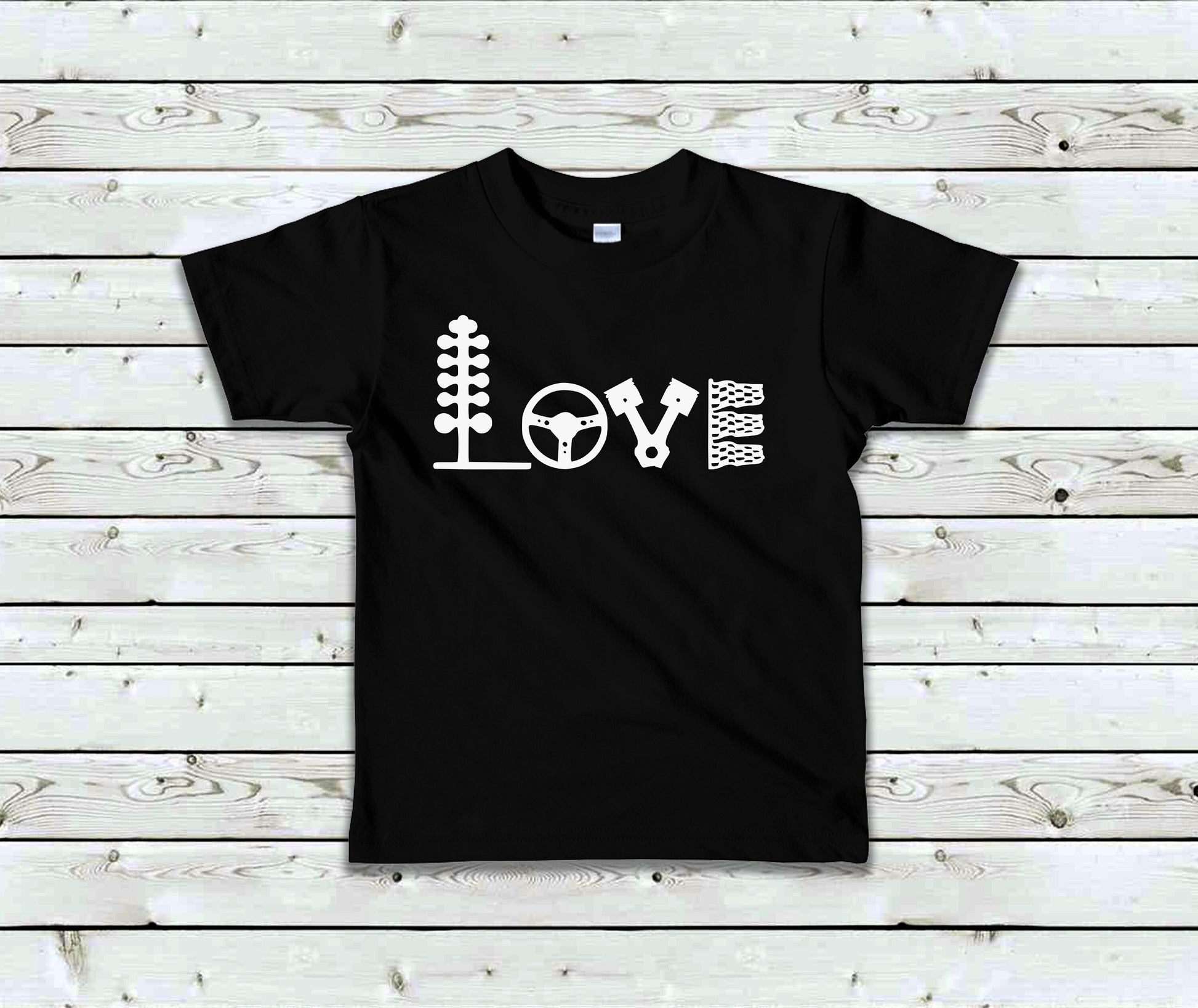 LOVE Drag Racing Toddler Tee Kid's Tee T-Shirt Drag Racing T-shirt Kid's Clothes T-shirt