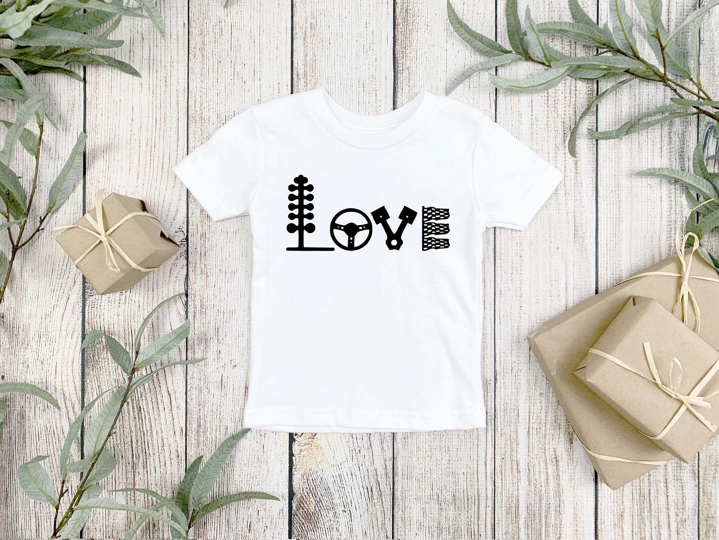 LOVE Drag Racing Toddler Tee Kid's Tee T-Shirt Drag Racing T-shirt Kid's Clothes T-shirt