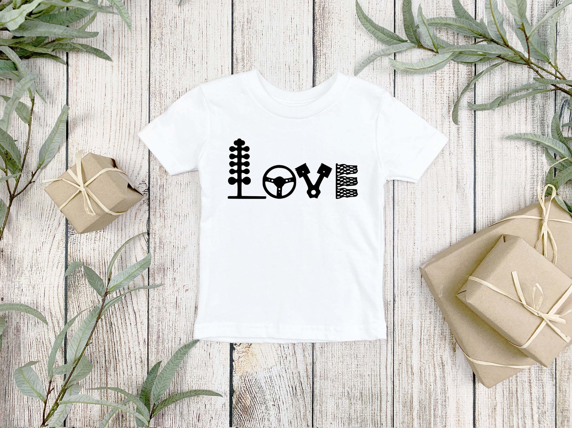 LOVE Drag Racing Toddler Tee Kid's Tee T-Shirt Drag Racing T-shirt Kid's Clothes T-shirt