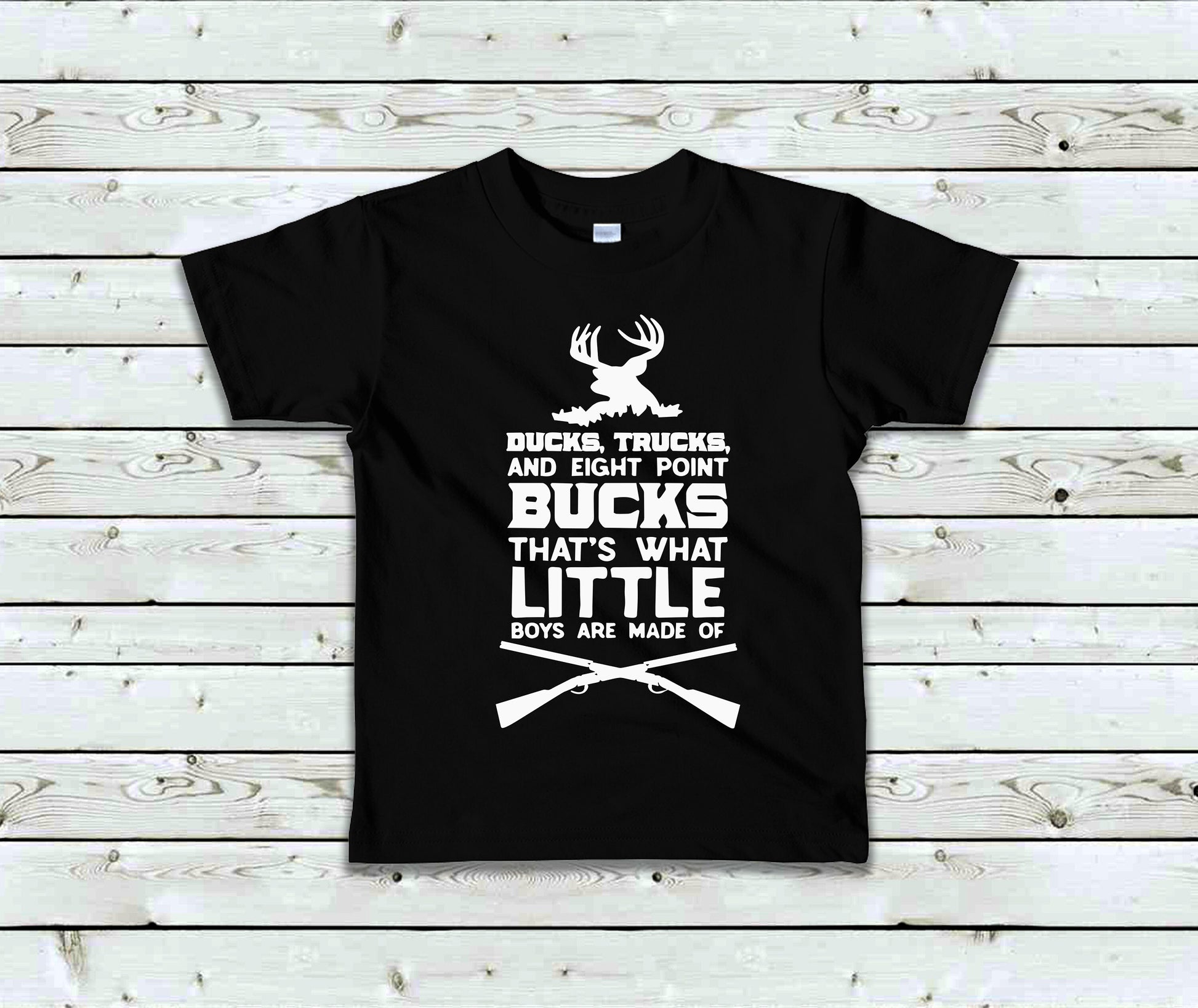 Little Boys Made Of Hunting Country Antlers Toddler Shirt Clothing Baby T-Shirt TShirt Tee Kid's Shirt CUSTOM
