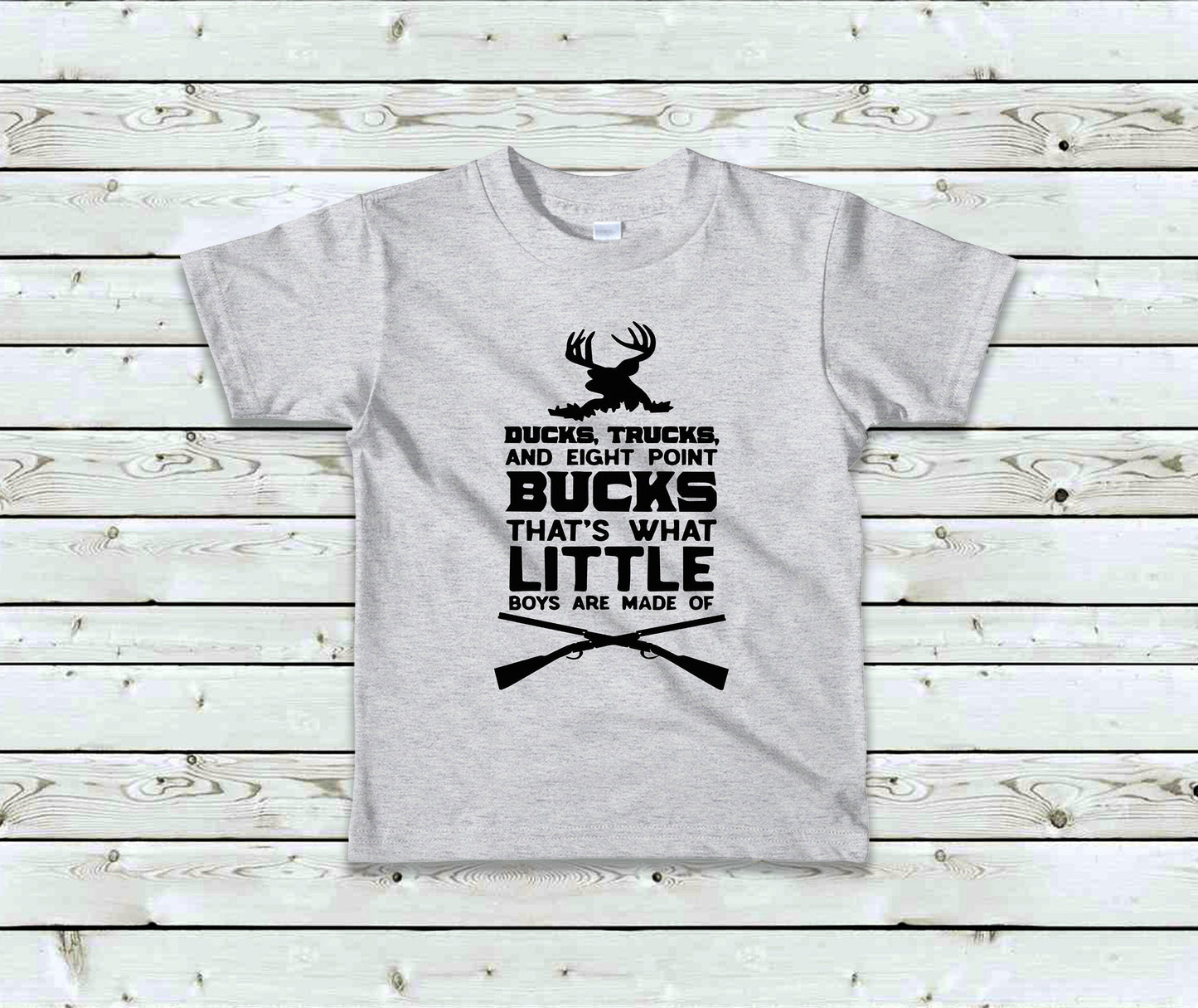 Little Boys Made Of Hunting Country Antlers Toddler Shirt Clothing Baby T-Shirt TShirt Tee Kid's Shirt CUSTOM