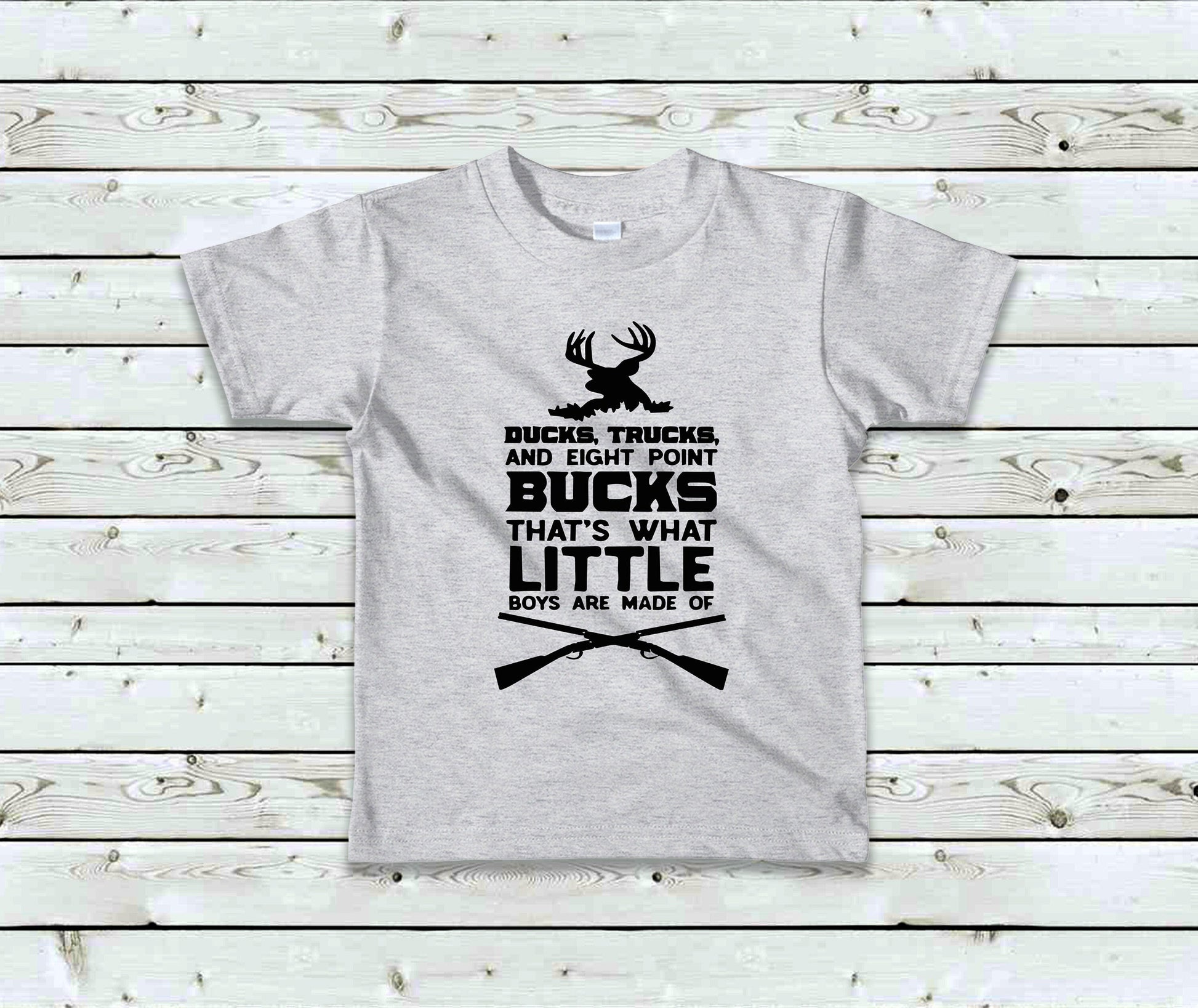Little Boys Made Of Hunting Country Antlers Toddler Shirt Clothing Baby T-Shirt TShirt Tee Kid's Shirt CUSTOM