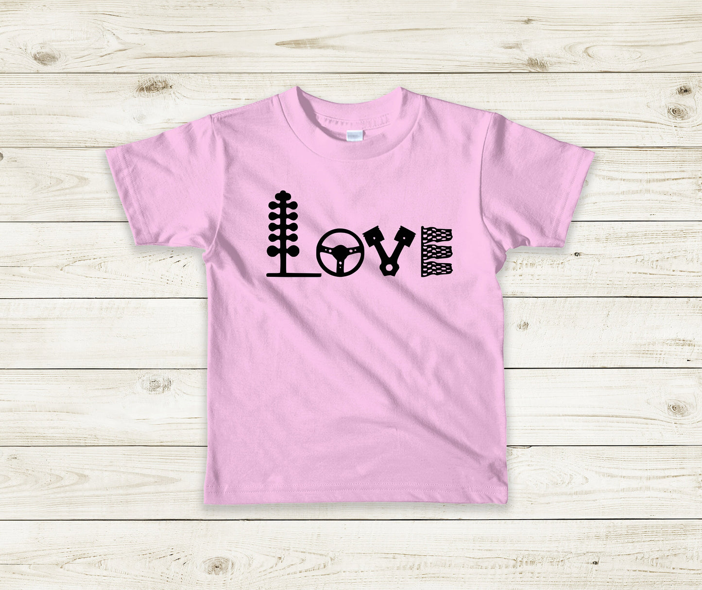 LOVE Drag Racing Toddler Tee Kid's Tee T-Shirt Drag Racing T-shirt Kid's Clothes T-shirt