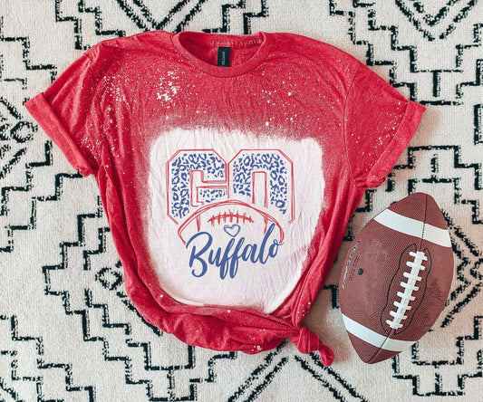 Go Buffalo Shirt, Go Buffalo Bleached Shirt