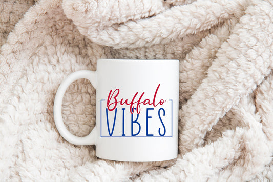 Buffalo Mug Coffee Cup, Buffalo Coffee Mug, Buffalo Vibes Coffee Cup